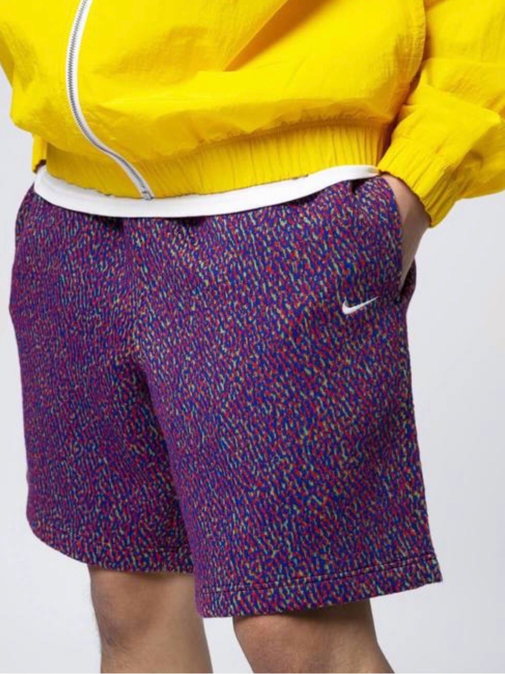 Nike Made In Italy Lab Shorts CT4588-529 Mens Size XL Eggplant Wool